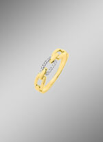 Schick Damenring in Bicolor  