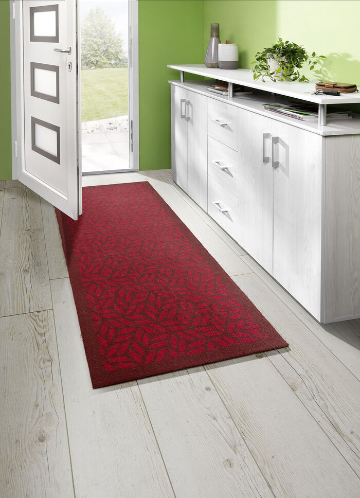 Fu&szlig;matte mit Latex-R&uuml;ckseite ROT