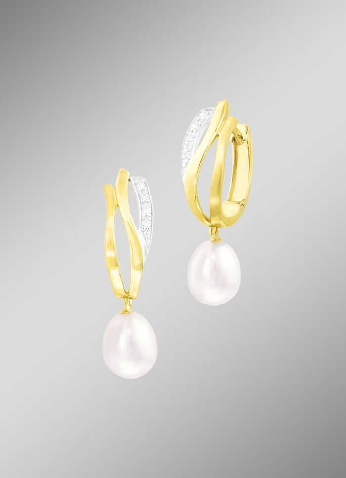 Creolen mit Süßwasser-Zuchtperle 