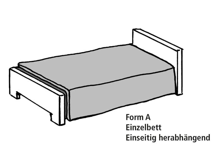 Tagesdecke mit fr&uuml;hlingshafter Dessinierung 