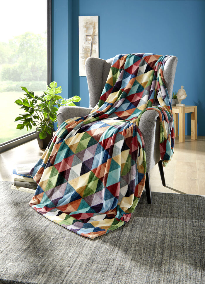 Farbenfrohe Wohndecke mit Anti-Statik-Ausrüstung 