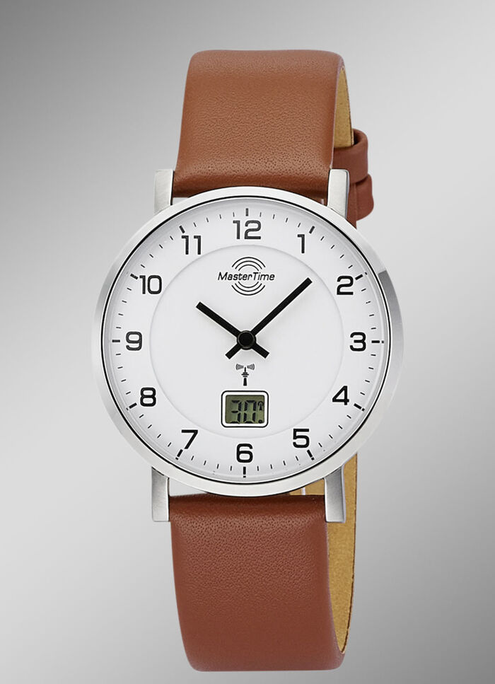 Master Time Damen-Lederarmbanduhr 