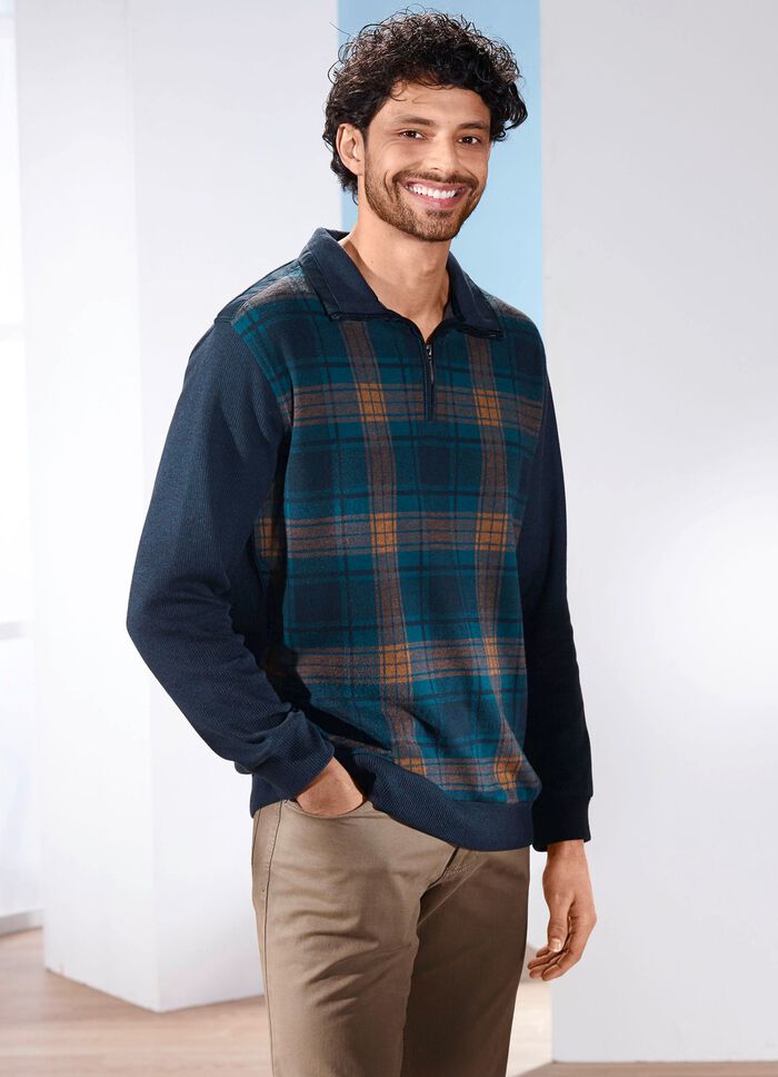 Troyer mit kurzem Rei&szlig;verschluss 