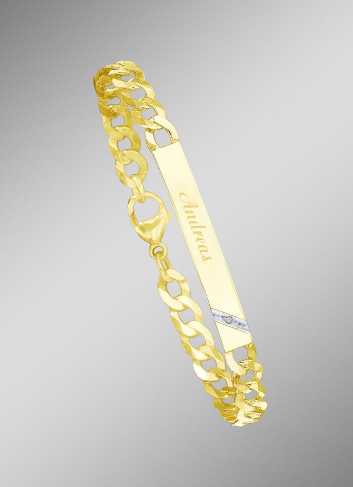 Massives Panzerketten-Armband in verschiedenen Ausf&uuml;hrungen 