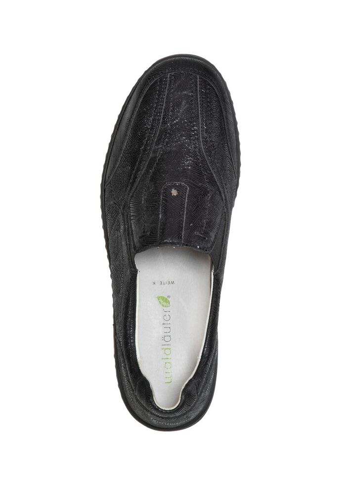 Waldl&auml;ufer, komfortable Damen-Slipper, Weite K, mit herausnehmbarem Fu&szlig;bett 