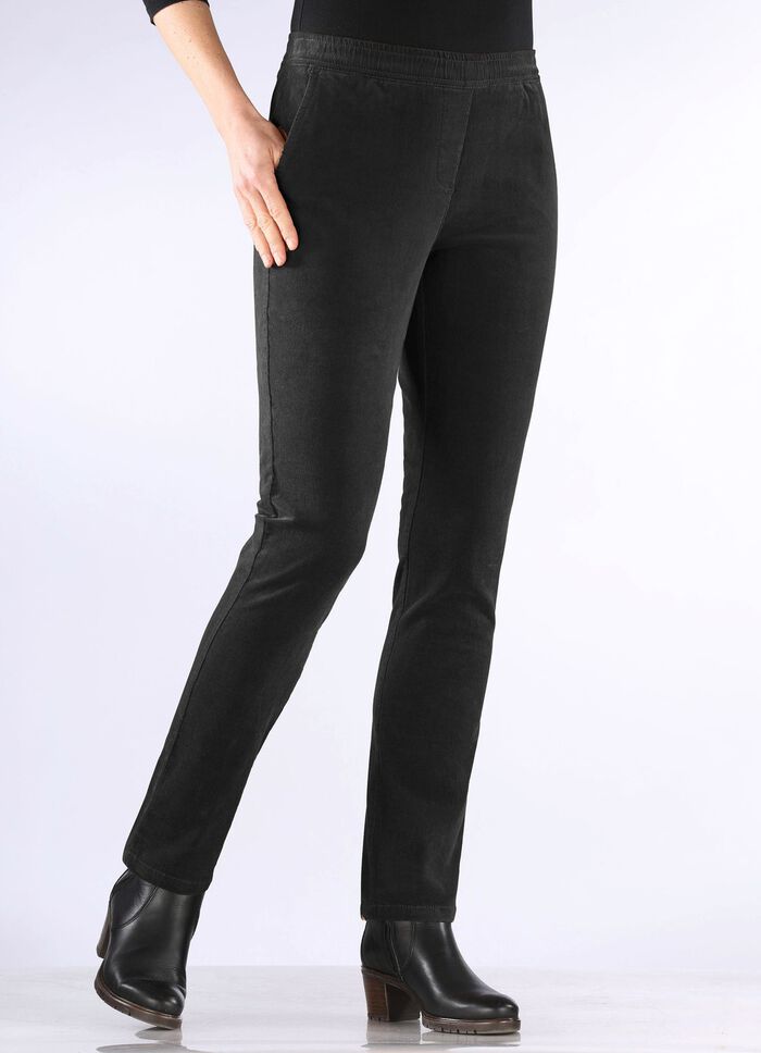 Cordhose in Schlupfform 