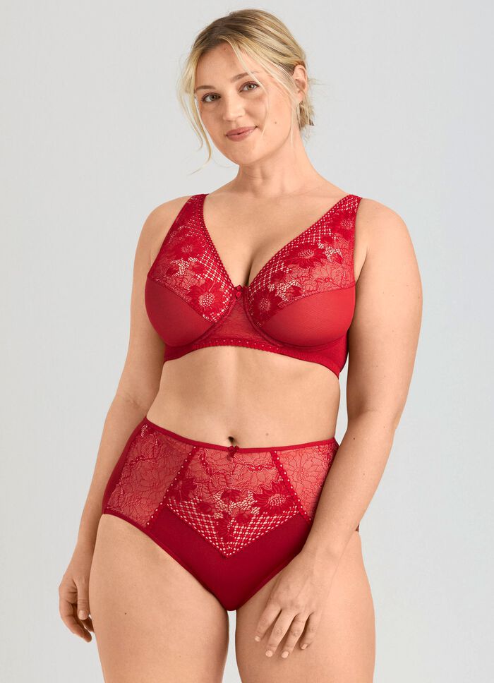 Miss Mary B&uuml;gel-BH mit floraler Elastikspitze 