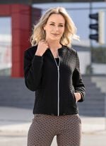 Blusenjacke mit Stehkragen 