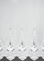 Blumenfenster-Store mit Universalschienenband 