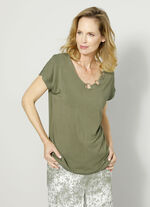 Shirt mit V-Ausschnitt 