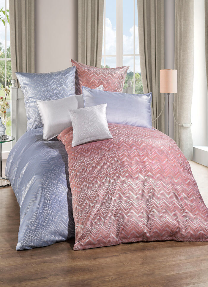 Bettwäsche-Garnitur in bügelleichter Qualität BLAU