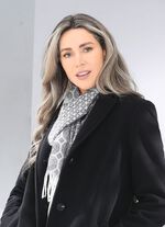 Schal mit verschiedenen Dessins 