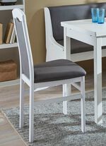 Zeitlose Esszimmerm&ouml;bel WEISS-GRAU