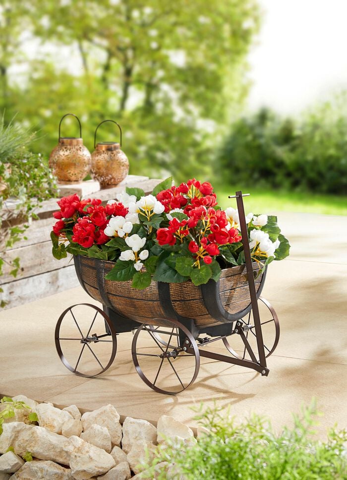 Pflanzwagen "Weinfass" 