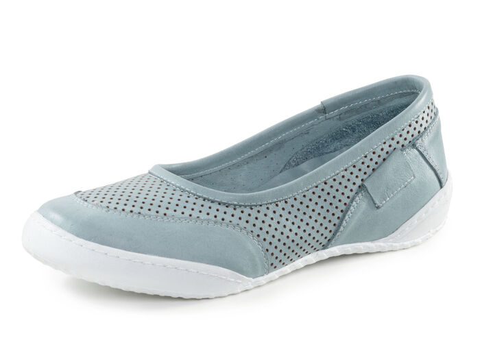 ELENA EDEN Sipper mit luftiger Perforation BLEU