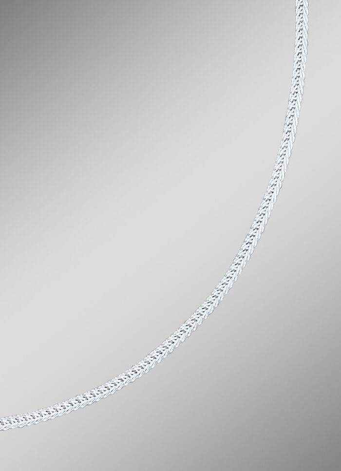 Vierkant-Fuchsschwanzkette aus Silber 