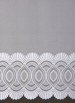 Blumenfenster-Store mit Universalschienenband 