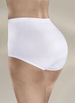 Sloggi Dreierpack Maxi Slip mit elastischen Abschl&uuml;ssen WEISS