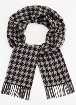 Schal mit Hahnentritt-Dessin 