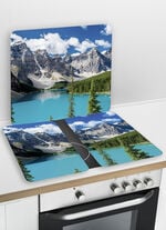 Herdabdeckplatten Bergsee, 2er-Set 