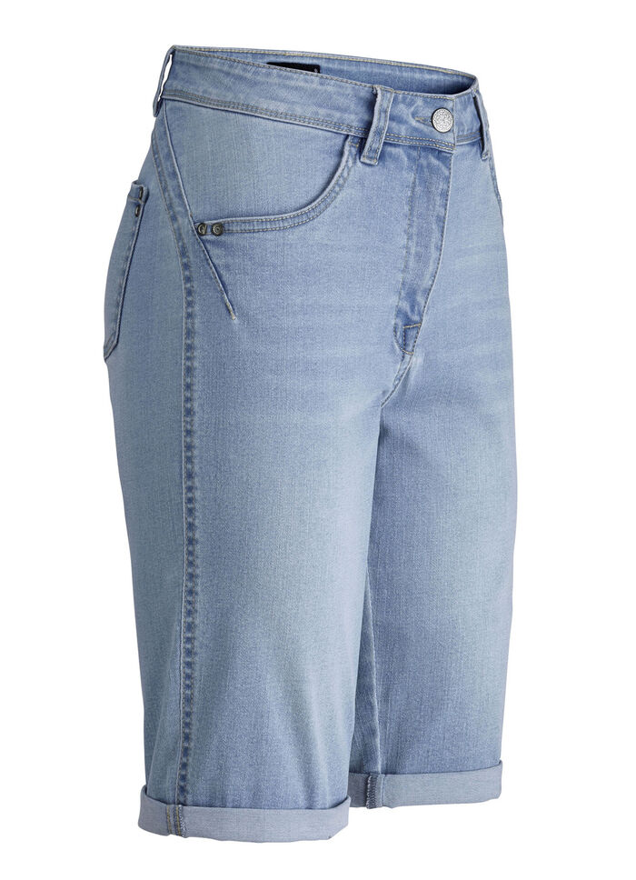 Bermudas mit Push-up-Effekt HELLBLAU