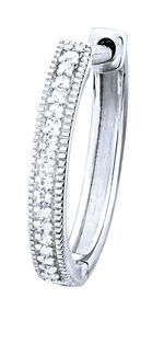 Creolen mit Diamanten 