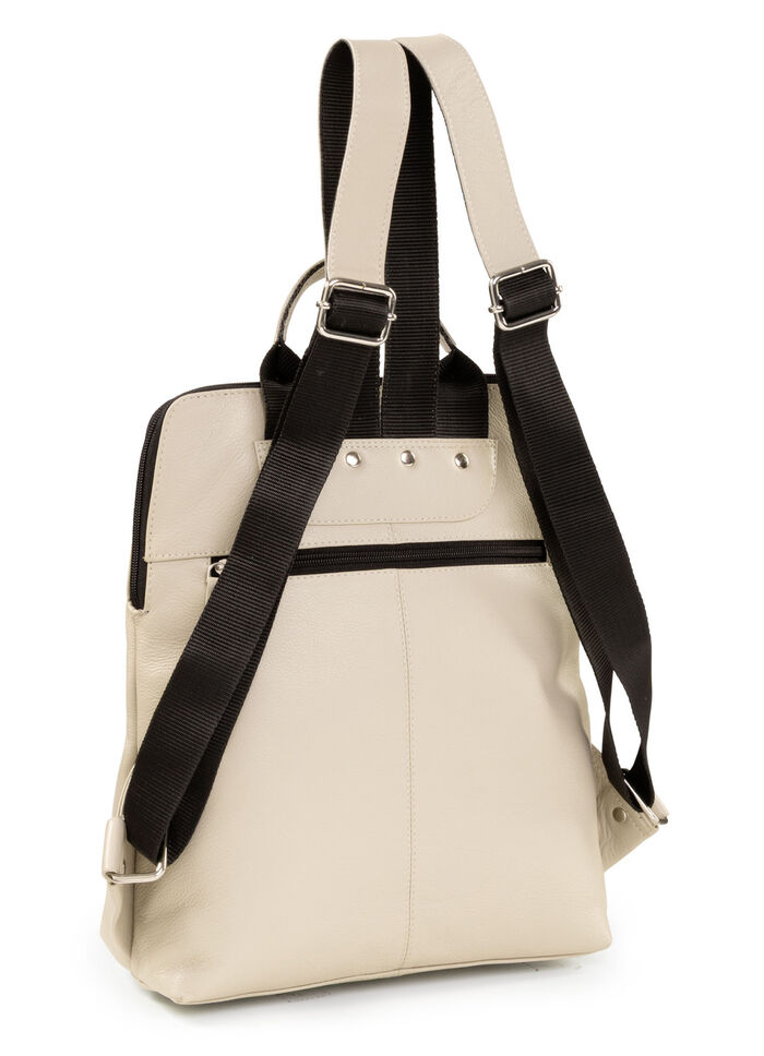 Laurina, Rucksack, Damen, mit zwei verstellbaren Umhängeriemen KIESEL