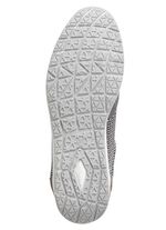 ELENA EDEN Schn&uuml;rschuh mit Leder-Bes&auml;tzen SCHWARZ-WEISS-TAUPE