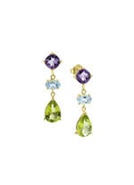 Edle Farbenpracht: Ohrstecker mit echten Edelsteinen 