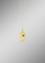 Vergoldeter Yin-Anhänger 