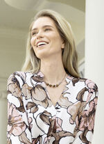 Feiner Metallreif mit echtem Tigerauge 