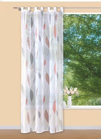 Store mit Punktewelle-Dessin 