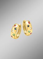 Strahlende Eleganz: Creolen mit echten Edelsteinen 