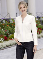 Blusenjacke mit Stehkragen 