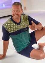 Shorty mit V-Ausschnitt 