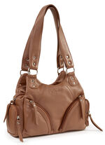 Laurina, Tasche, Damen, aus Leder COGNAC