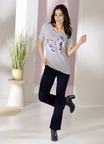 Shirt mit dekorativem Schmetterlingsdruck 