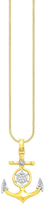 Anker Anh&auml;nger in Bicolor 