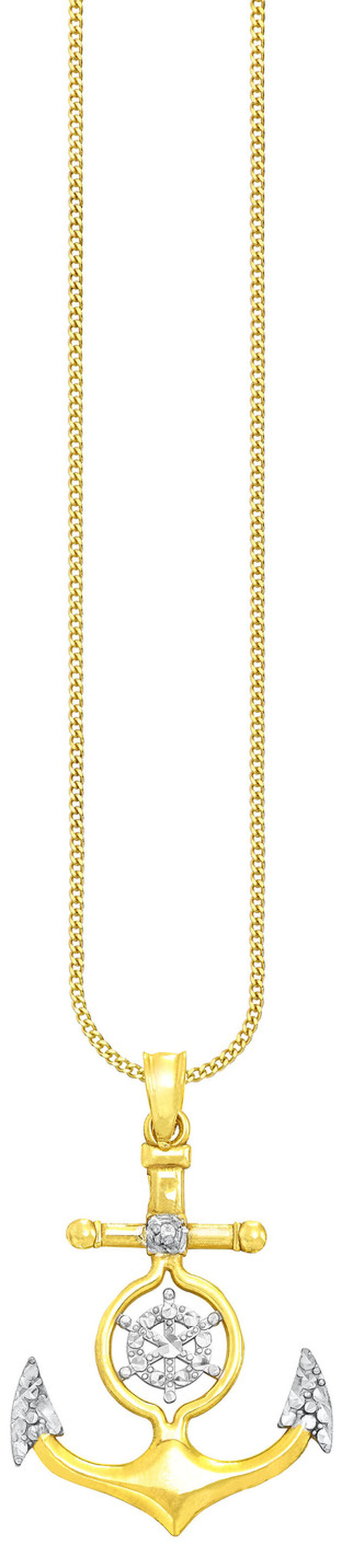 Anker Anh&auml;nger in Bicolor 