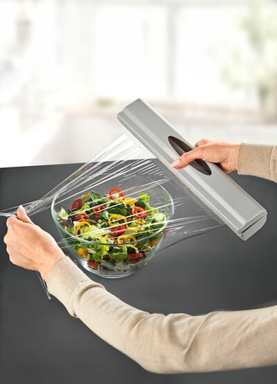 Folienspender mit Federmechanismus 