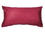 Hochwertige Mako-Satin-Kissenbez&uuml;ge mit Rei&szlig;verschluss BORDEAUX