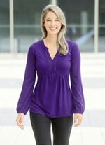 Shirt mit Lochstickerei 