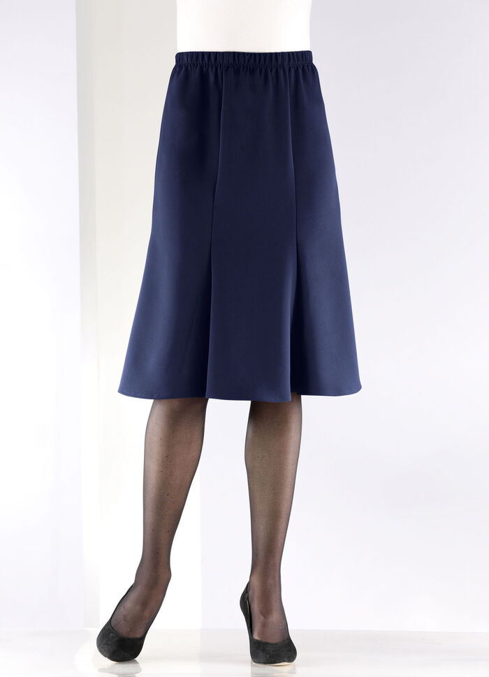 Leicht ausgestellter 6-Bahnenrock MARINE