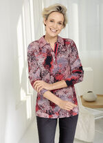 Poloshirt mit Allover-Druck 