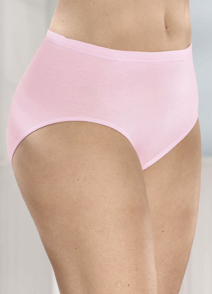 Dreierpack Slips aus anschmiegsamem Material 