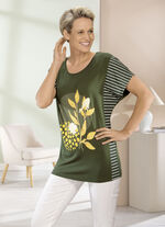 Shirt mit Kontrast-Druck im Vorderteil 