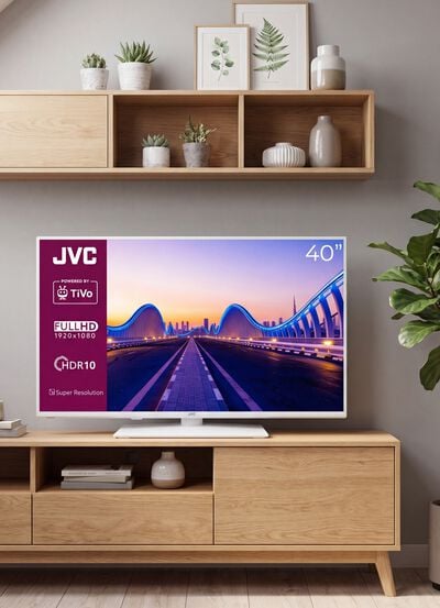 JVC LED-Fernseher mit 3-fach HD-Receiver 