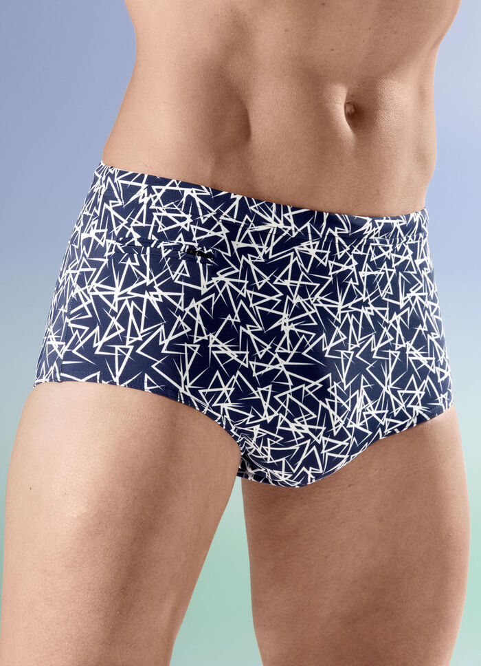 Badehose in höherer Slipform 