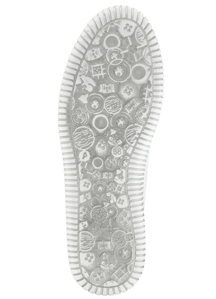 Gemini Sneaker mit elastischem Textilmaterial WEISS