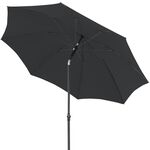 H&ouml;henverstellbarer Sonnenschirm mit UV-Schutz 50+ ANTHRAZIT